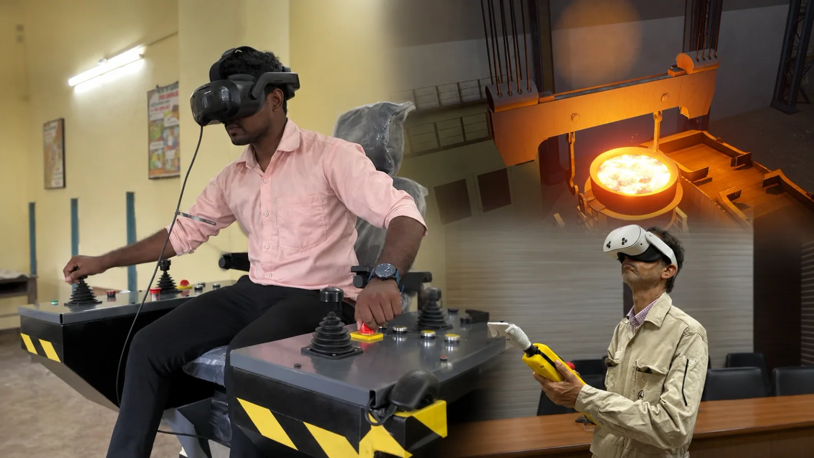 Steel Industry Crane Simulator Deployment visual from Aatral